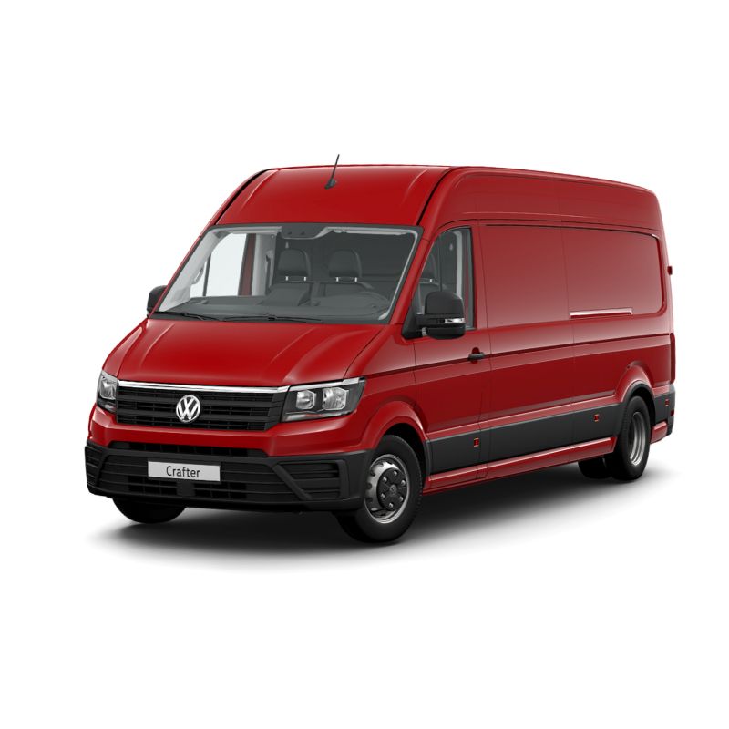 Volkswagen Crafter - Gebrauchte und neue Teile in Farbe. Miniatur Lieferwagen.