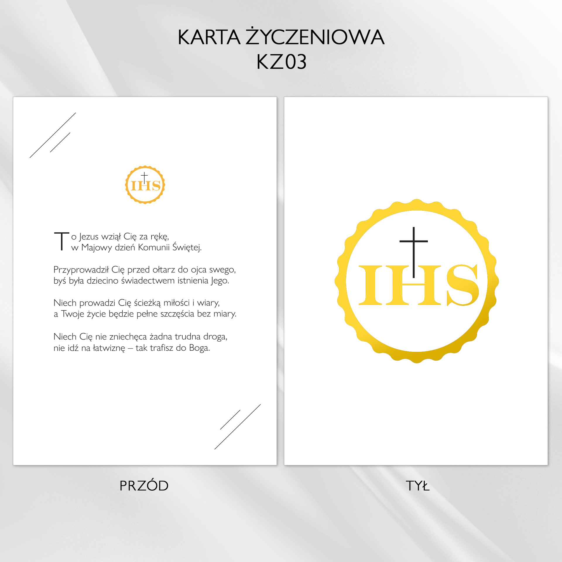 Karta życzeniowa KZ03