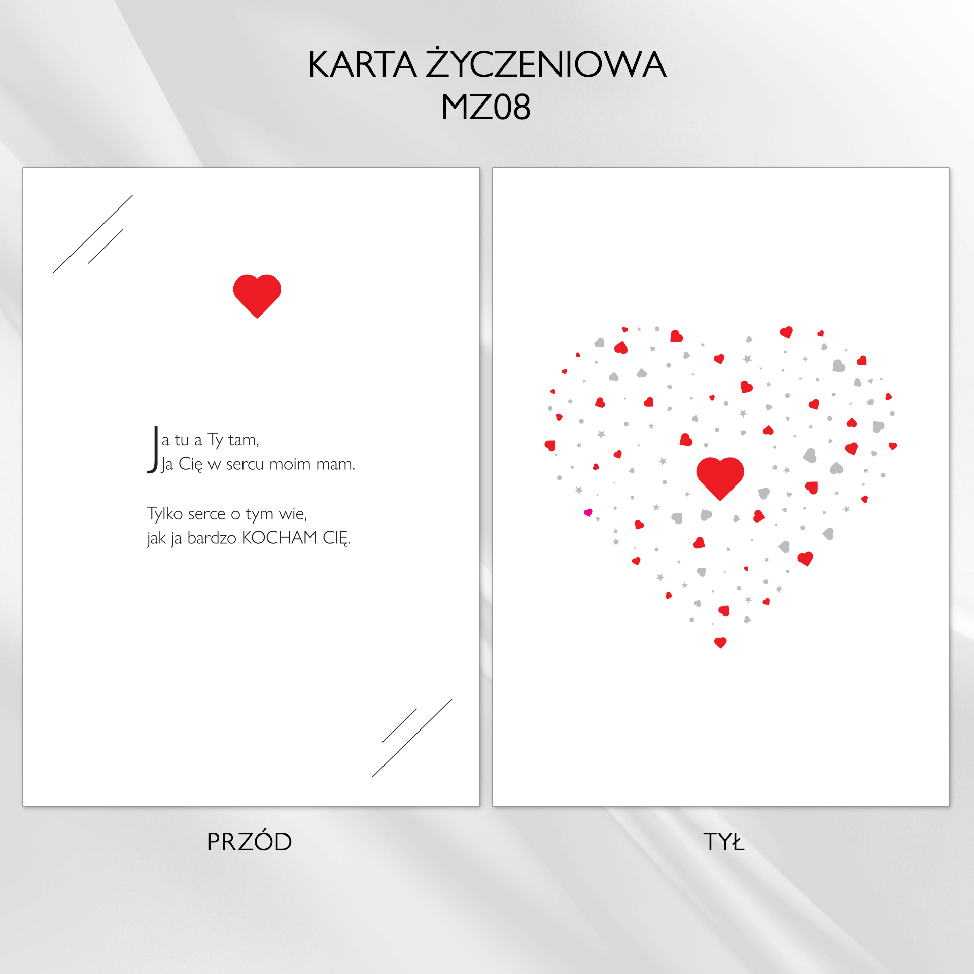 Karta życzeniowa MZ08