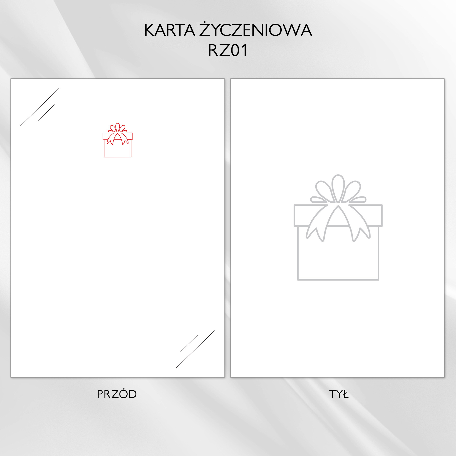 Karta życzeniowa RZ01