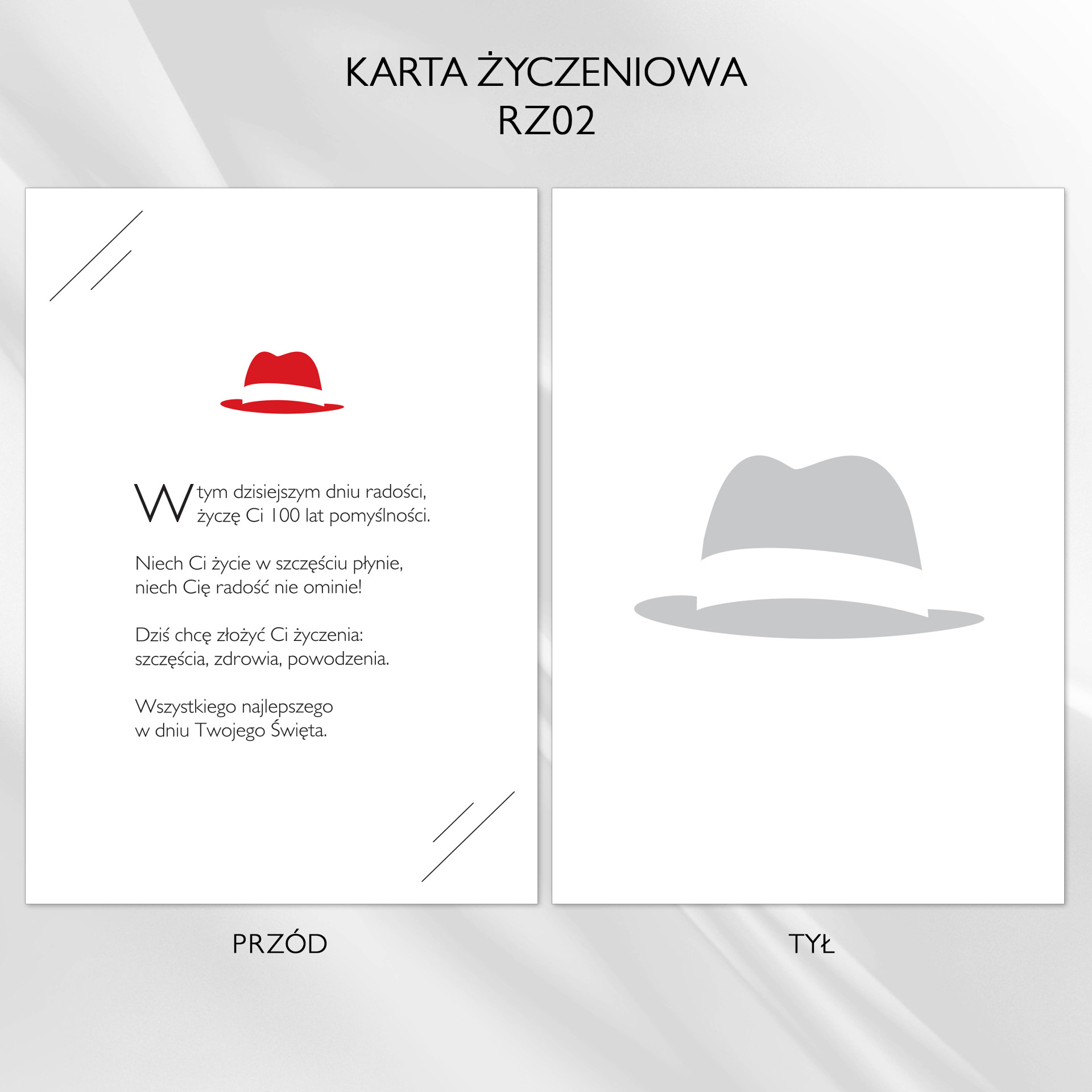Karta życzeniowa RZ02