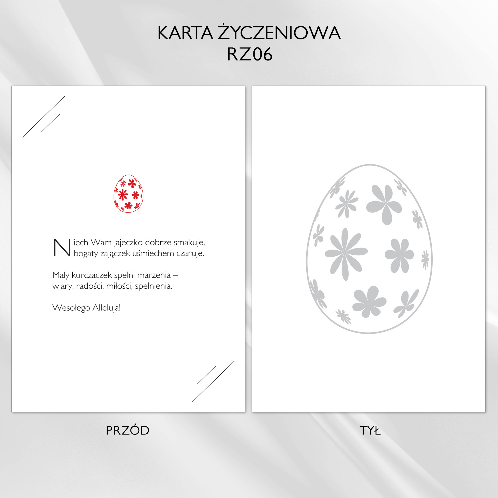 Karta życzeniowa RZ06