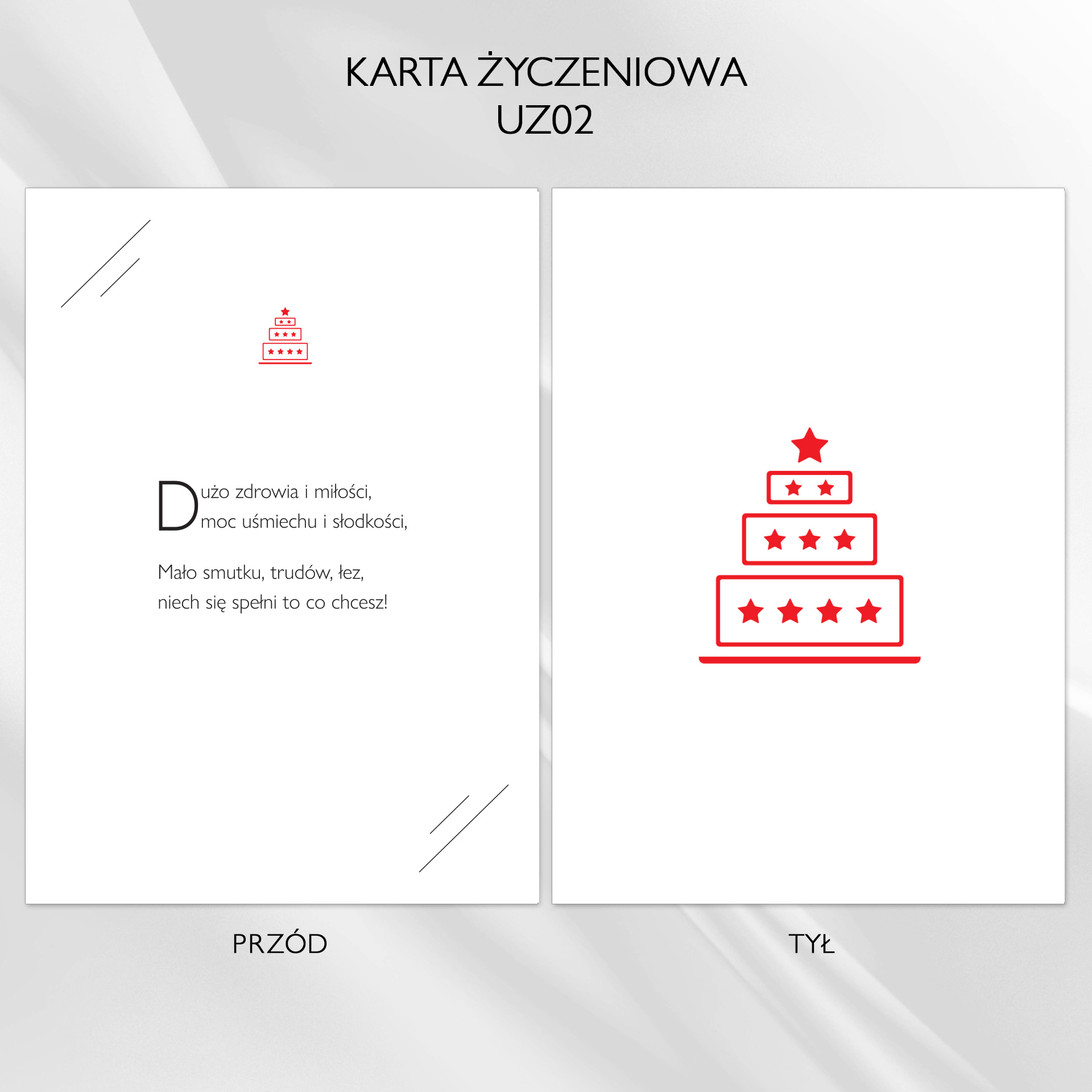 Karta życzeniowa UZ02