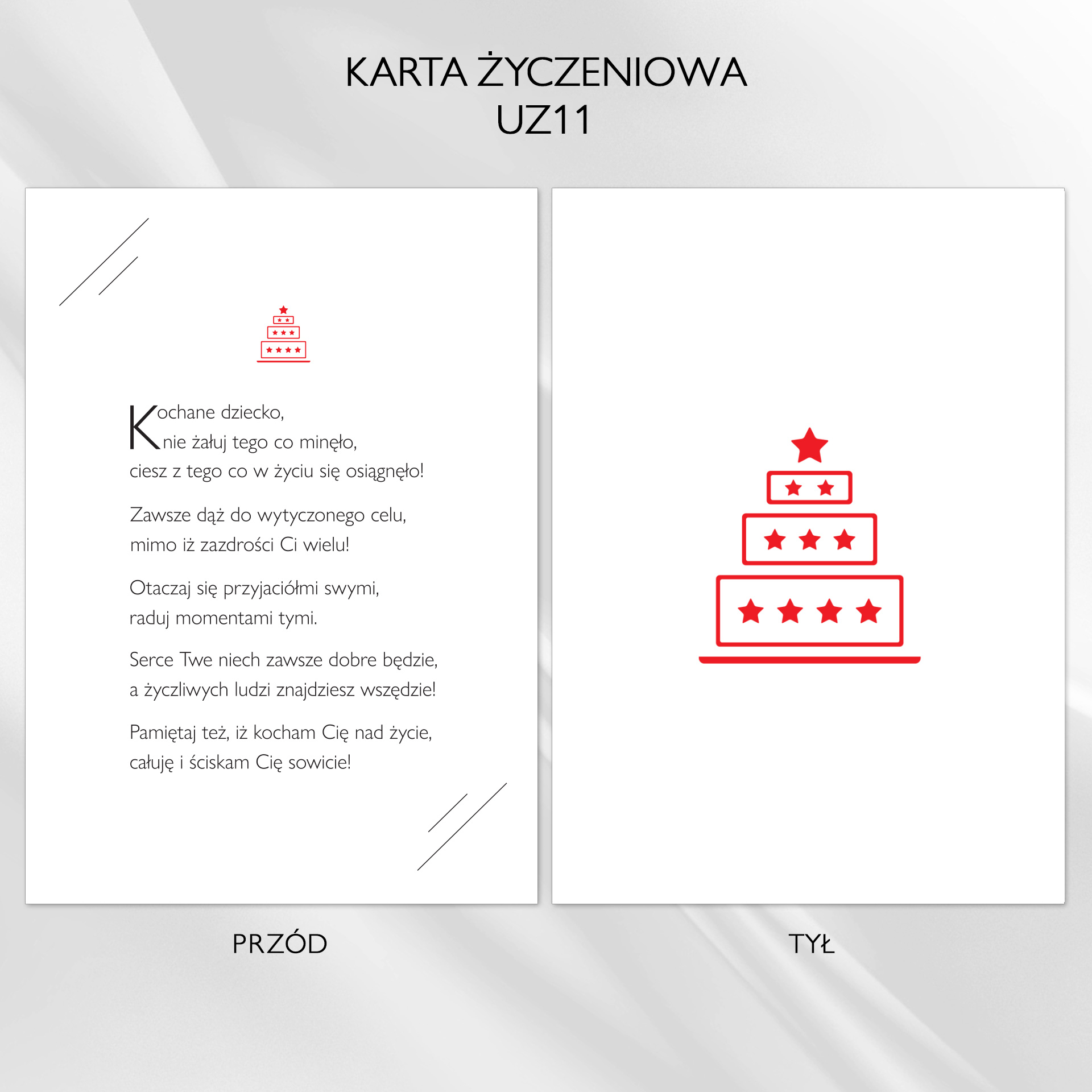 Karta życzeniowa UZ11